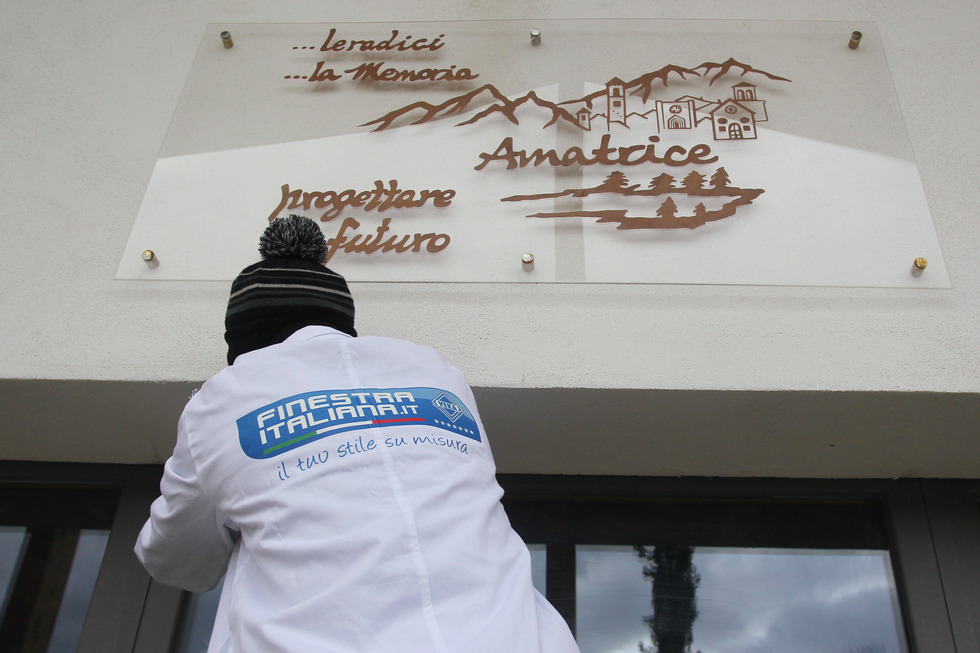 VEKA per il sociale – Finestra Italiana dona i nuovi infissi per il museo civico di Amatrice